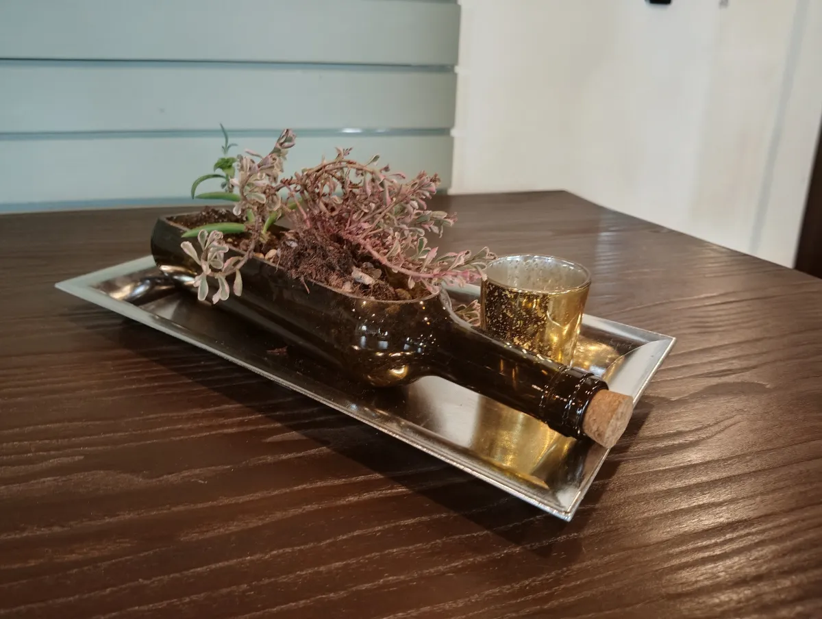 Interior table decor at The Back Patio